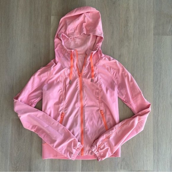 LULULEMON Pink and Orange Jacket - Picture 1 of 6